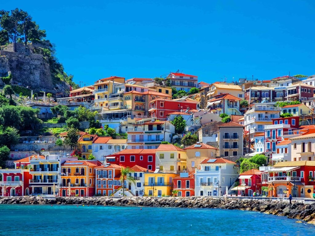 Parga Port Grece