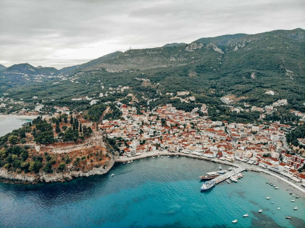 Parga vue aerienne