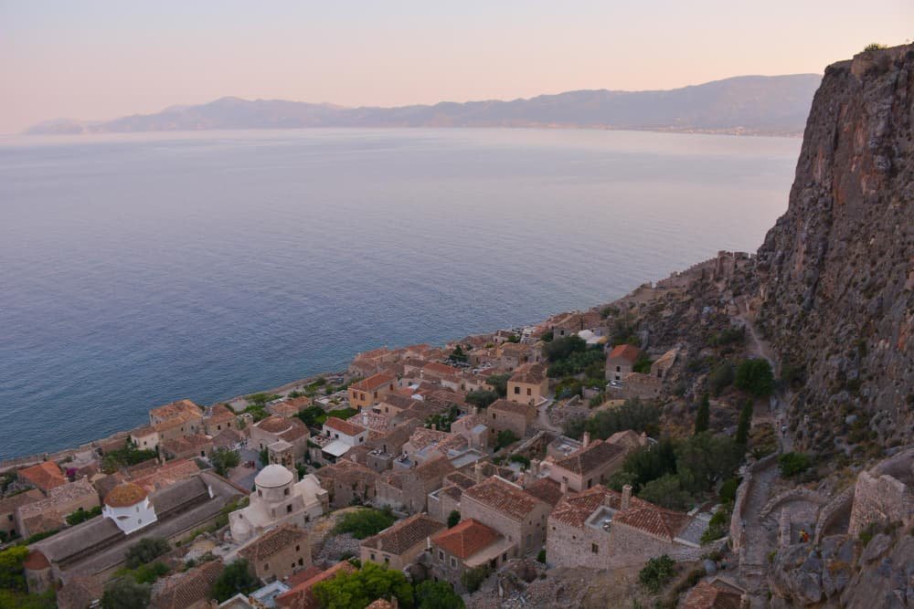 Monemvasia village peloponnese