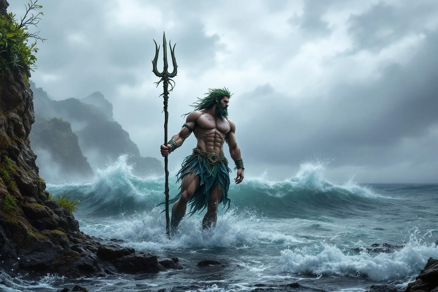 Poséidon, le dieu grec de la mer : mythologie et attributs