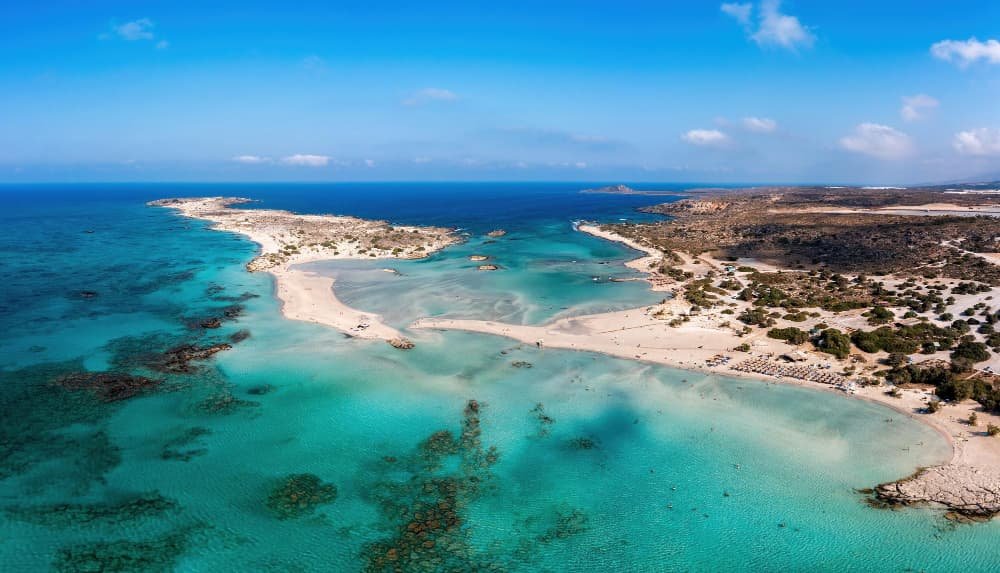 Elafonisi lagon crete