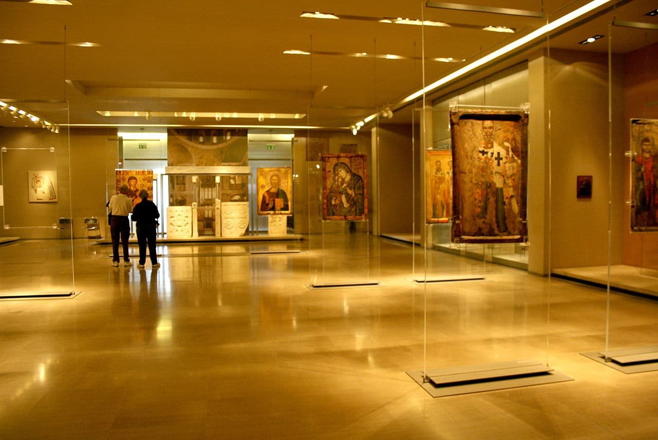 Interieur du musée byzantin Interieur du musée byzantin