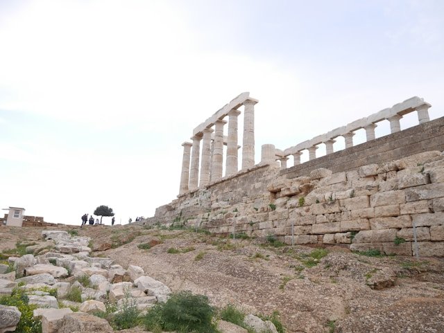 Temple Poseidon Sounion Temple Poseidon Sounion