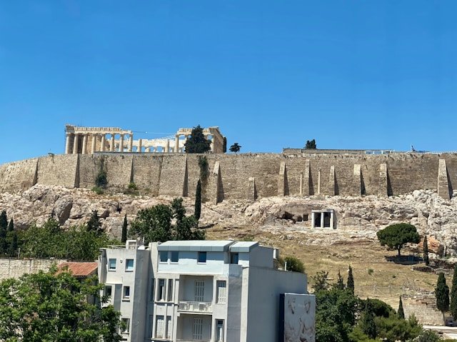 Vue Athenes Grèce