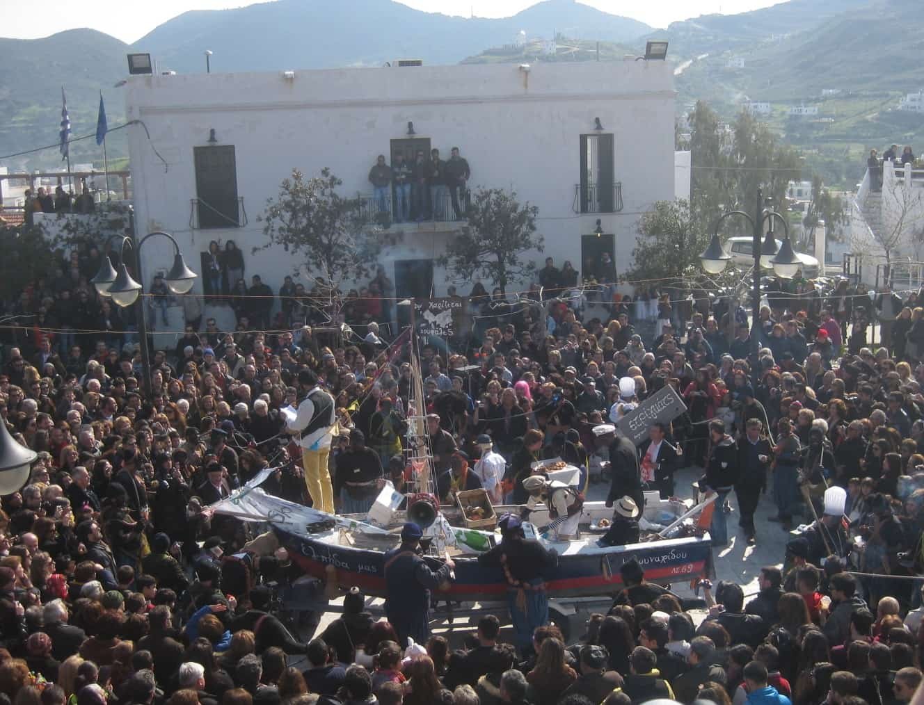 Skyros Carnaval sur la place
