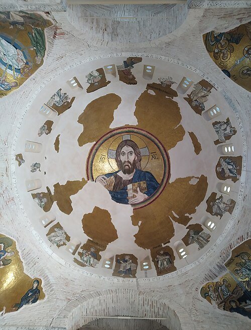 Coupole et Christ Pantocrator