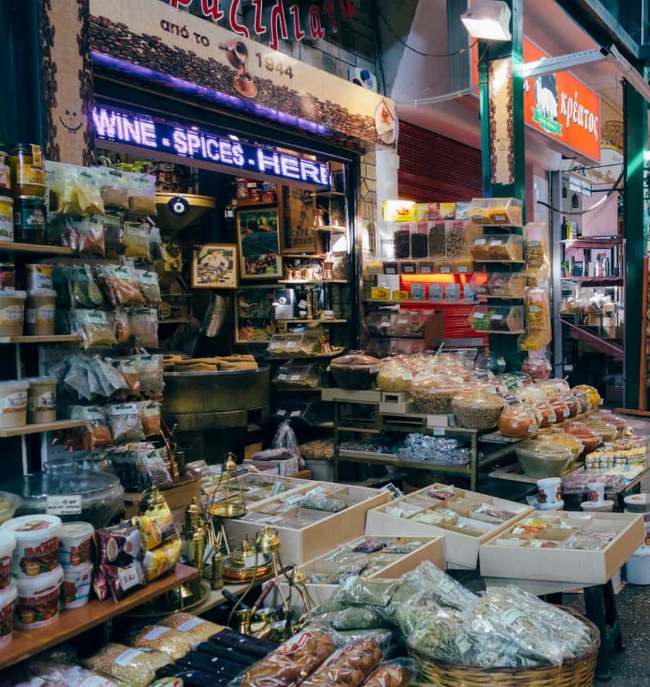 Marché de rue Modiano à Thessalonique